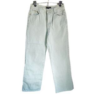 Forever 21 Baggy 90s Jeans Women's 26 Faded Mint Green Cotton Y2K High Waist
